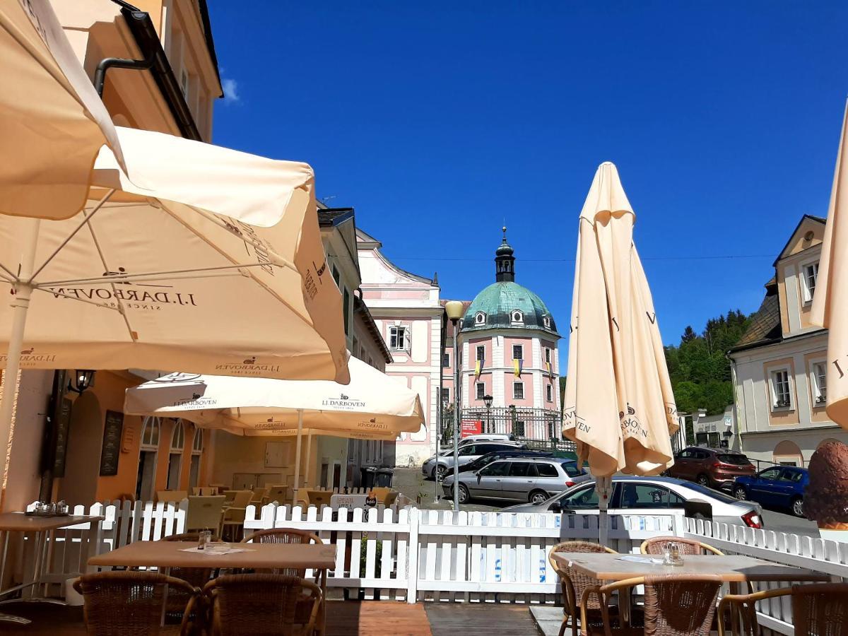 Penzion - Restaurant U Zamku Бечов-над-Теплоу Экстерьер фото